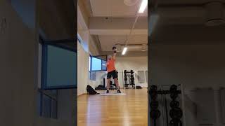 Andreas jakobsen kettlebell Halfsnatch 20kg 1000rep worst set ever [upl. by Aiclef328]