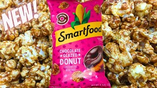 Smartfood Chocolate Glazed Donut Popcorn Review [upl. by Aniluj785]