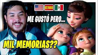 Reacción a MIL MEMORIAS FROZEN 2 DOBLAJE LATINO VS CASTELLANO  ALL IS FOUND [upl. by Bernstein961]