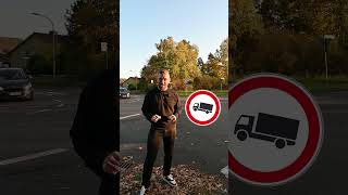 Verkehrszeichen quot253quot Erklärung🤓 shorts führerschein fahrschule fahrprüfung dashcam [upl. by Tertius]