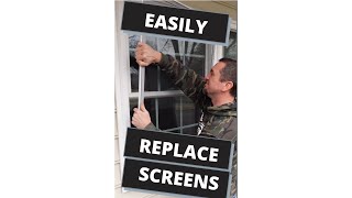 EASILY Replace Window Screens [upl. by Yurik]