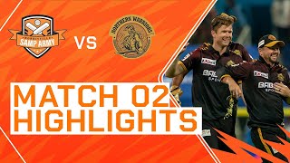 2023 Abu Dhabi T10 Match 2 Highlights Northern Warriors vs Morrisville Samp Army  Season 7 [upl. by Meave338]