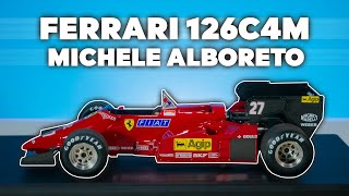 GP Replicas 118 Michele Alboreto Ferrari 126C4M 1984  Unboxing amp Review [upl. by Gosnell]