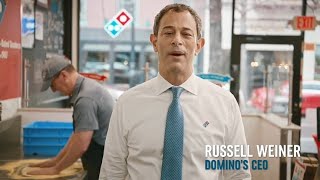 Dominos New York Style by CEO Russell Weiner 2024 Commercial [upl. by Giraud]