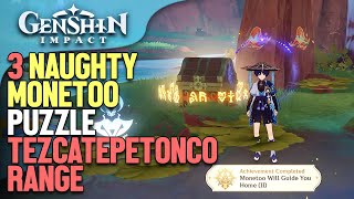 3 Monetoo Puzzle Xalac Vale Tezcatepetonco Range Genshin Impact [upl. by Nuahsed]