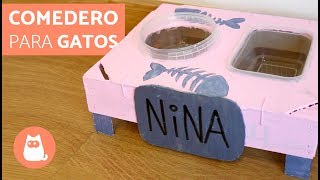 Comedero para GATOS casero y reciclado [upl. by Trevah19]