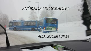 Snökaos i Stockholm  VLOG 16 [upl. by Thurston923]