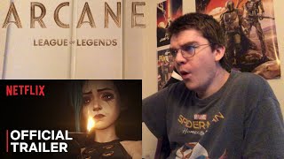 ARCANE Season 2 Official Trailer REACTION [upl. by Atinal]