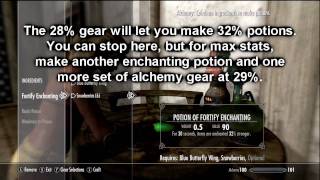 Skyrim TS  15  Getting Started with Smithing Enchanting Alchemy  Min Requirements [upl. by Weinberg131]