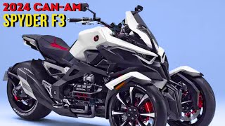 The 2024 CanAm Spyder F3 Lineup [upl. by Rusty481]