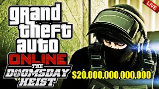 GTA 5 Online Live Dooomsday Heist 20 Trillion Dollar Challenge [upl. by Nhar]