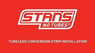 Tubeless Conversion Strip Installation [upl. by Boot]