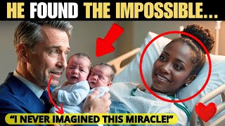 STERILE BILLIONAIRE CRIES WHEN HE FINDS OUT THAT THE POOR BLACK WOMAN WHO SAVED HIM GAVE HIM TWINS [upl. by Adnirb]