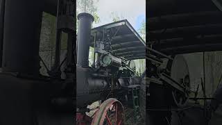 George White Canadian Steam Traction Engine Feeding The Power Eater [upl. by Chard]