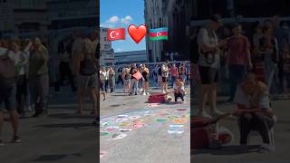 Dünyada Yere Resmi Çizilmeyen Tek Ülke 🇹🇷❤️🇦🇿 azerbaycan kazakhstan turanbirliği tiktok [upl. by Peterman]