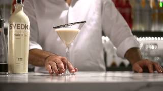 SVEDKA Vodka Cocktail Recipe  Cookies and Cream Martini [upl. by Niltag603]