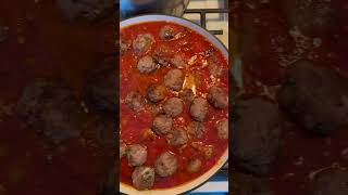 Meatball Marinara food cook cooking meatballs marinara [upl. by Erroll]