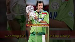 Imran Khan Leading Pakistan to World Cup Glory ImranKhan CricketWorldCup shorts [upl. by Yobybab120]