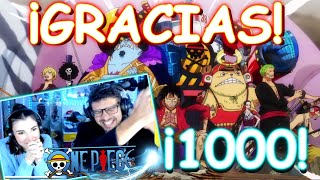 👒¡ONE 1000👒 ONE PIECE CAPITULO 1000 Sub Español  MUGIWARAS REENCUENTRO REACCION [upl. by Latsyrhc]