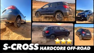 S Cross Off road  Suzuki SCross hardcore offroading Really a compact SUV  scrossoffroad [upl. by Ila]