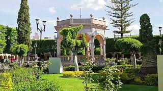 Un recorrido por la Plaza Principal de Moroleón Guanajuato Jardines portales templo y ricas nieves [upl. by Eugene]