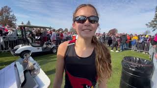 Watch now Maquoketa junior Izzy Hardin talks about her fifthplace finish at the Iowa Class 3A [upl. by Ralston]