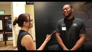 Dayon Hayes excited to get to work for the Buffs this season [upl. by Stroup]