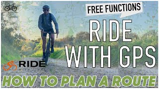 HOW TO USE RIDE WITH GPS  How to Plan a GPS Cycling Route [upl. by Ennairoc]