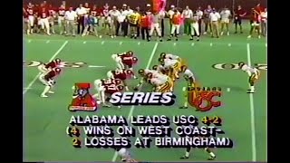 1985 Aloha Bowl 15 Alabama vs USC No Huddle [upl. by Fezoj561]