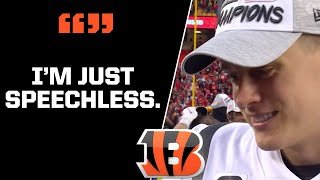 Bengals QB Joe Burrow shares INSTANT REACTION to making Super Bowl  CBS Sports HQ [upl. by Licha]