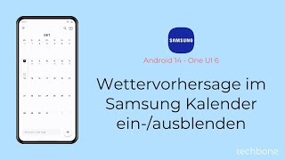 Wettervorhersage im Samsung Kalender einblenden oder ausblenden  Samsung Android 14  One UI 6 [upl. by Par]