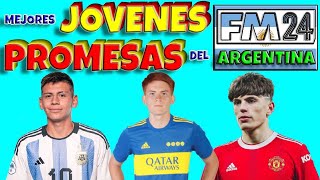 Jovenes Promesas Argentinas En El Football Manager 24 [upl. by Petulia]