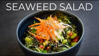 Wakame Seaweed Salad Recipe  How to make EASY Japanese Side Dish 海藻サラダ [upl. by Ingemar894]