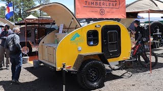 Timberleaf Teardrop Trailers Classic amp Pika Models at Overland Expo West [upl. by Tisbee]