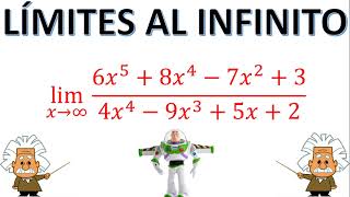 LÍMITE AL INFINITO CON FUNCIÓN RACIONAL calculodiferencial [upl. by Enirhtac]