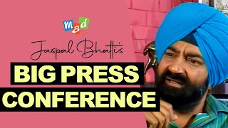 JASPAL BHATTI’s BIG PRESS CONFERENCE [upl. by Etnor490]