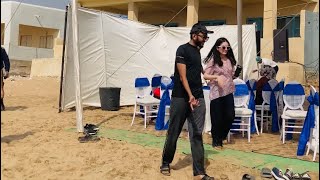 Karachi vlog hawksbay beach 🏖️ Karachi event party bullejifilms [upl. by Linad]