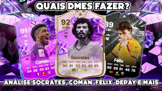 QUAIS DMES FAZER NO FC 24 ULTIMATE TEAM REVIEW SÓCRATES COMAN FÉLIX DEPAY  FUT BIRTHDAY E MAIS [upl. by Aihsele570]