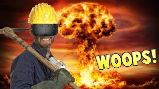 END OF THE WORLD  Mining In Virtual Reality  Cave Digger VR Gameplay [upl. by Enidlareg]