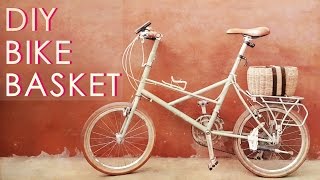 DIY a simple rear Bike Basket [upl. by Einobe606]