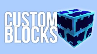 How to Make Custom Blocks in Minecraft [upl. by Boys]