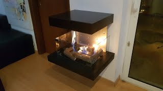 Bio Ethanol homemade fireplace DIY [upl. by Nirret387]