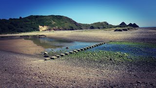 A Walk to Pennard and Down To Three Cliffs Bay [upl. by Turtle543]