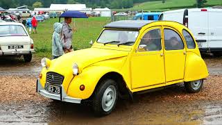 2CV World Meeting in Délémont Switzerland  Saturday  Ducks in the rain 29072023 [upl. by Silera]