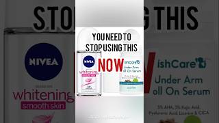 Stop using these whitening roll ons NOW rollon nivea wishcare rexona trending explore fyp [upl. by Denie]