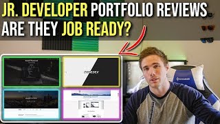 Jr Developer Portfolios REAL EXAMPLES  Are They JOB READY grindreel [upl. by Otrebogir]