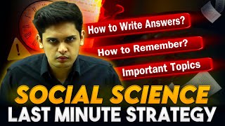 Social Science Last Minute Strategy To score 95🔥 Class 10th Prashant Kirad [upl. by Misty]