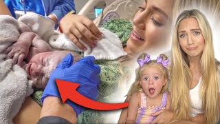 2 Year Old Posie Reacts To Her Birth Video SO CUTE [upl. by Rodnas]