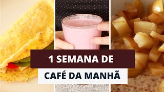 IDEIAS DE CAFÉ DA MANHÃ PARA A SEMANA TODA  MARINA MORAIS [upl. by Nahtanoy57]