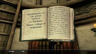 Ruminations on the Elder Scrolls Books of Skyrim Read Aloud [upl. by Nwahsav]